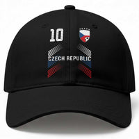 Czech Republic Soccer Sports Graphic Number 10 Jersey Style Baseball Cap Proud Czechia Football Fans Game Day Pride