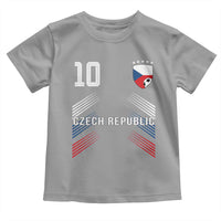 Czech Republic Soccer Sports Graphic Number 10 Jersey Style Toddler T Shirt Proud Czechia Football Fans Game Day Pride