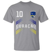 Curacao Soccer Sports Graphic Number 10 Jersey Style T Shirt Proud Curaçaoans Football Fans Game Day Pride
