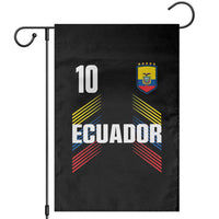 Ecuador Soccer Sports Graphic Number 10 Jersey Style Garden Flag Proud Ecuadorian Football Fans Game Day Pride