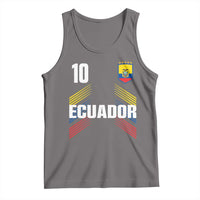 Ecuador Soccer Sports Graphic Number 10 Jersey Style Tank Top Proud Ecuadorian Football Fans Game Day Pride