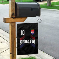 Croatia Soccer Sports Graphic Number 10 Jersey Style Garden Flag Proud Croatian Football Fans Game Day Pride