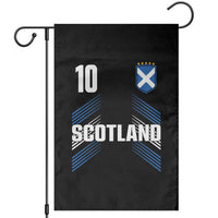 Scotland Soccer Sports Graphic Number 10 Jersey Style Garden Flag Proud Scottish Football Fans Game Day Pride