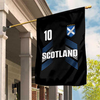 Scotland Soccer Sports Graphic Number 10 Jersey Style Garden Flag Proud Scottish Football Fans Game Day Pride