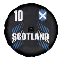 Scotland Soccer Sports Graphic Number 10 Jersey Style Spare Tire Cover Proud Scottish Football Fans Game Day Pride