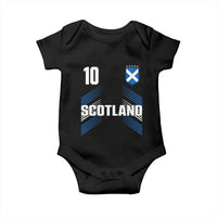 Scotland Soccer Sports Graphic Number 10 Jersey Style Baby Onesie Proud Scottish Football Fans Game Day Pride