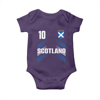 Scotland Soccer Sports Graphic Number 10 Jersey Style Baby Onesie Proud Scottish Football Fans Game Day Pride