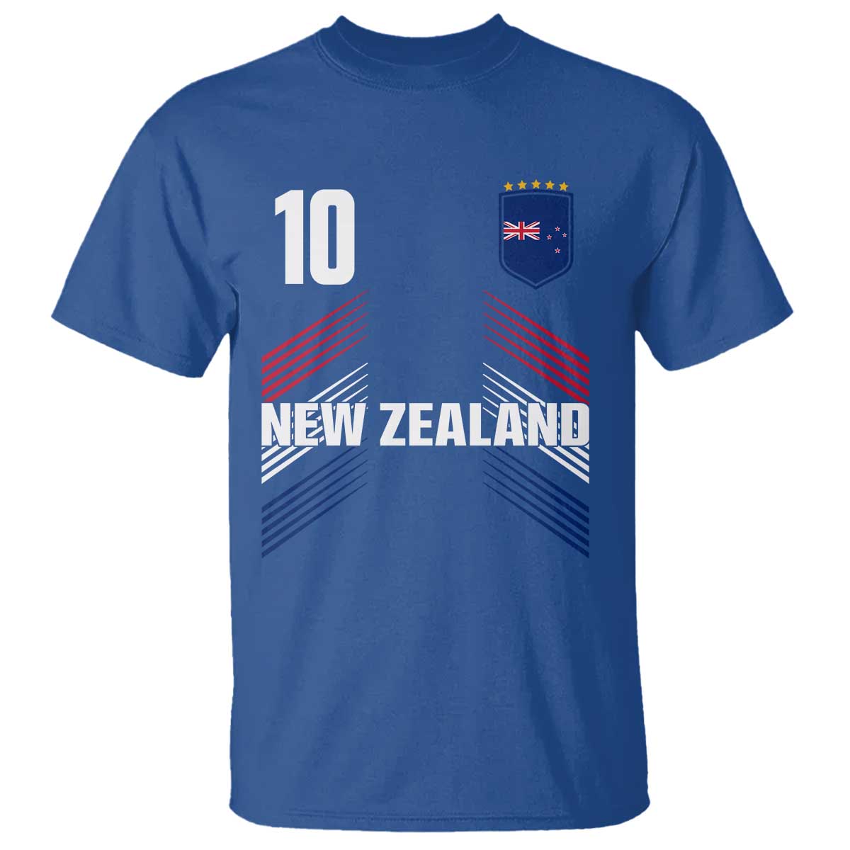 New Zealand Soccer Sports Graphic Number 10 Jersey Style T Shirt Proud Kiwis Football Fans Game Day Pride