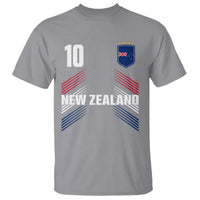 New Zealand Soccer Sports Graphic Number 10 Jersey Style T Shirt Proud Kiwis Football Fans Game Day Pride