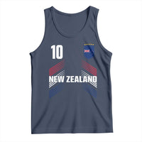 New Zealand Soccer Sports Graphic Number 10 Jersey Style Tank Top Proud Kiwis Football Fans Game Day Pride