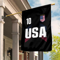 USA Soccer Sports Graphic Number 10 Jersey Style Garden Flag Proud Fans Game Day Pride