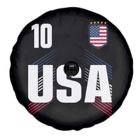 USA Soccer Sports Graphic Number 10 Jersey Style Spare Tire Cover Proud Fans Game Day Pride