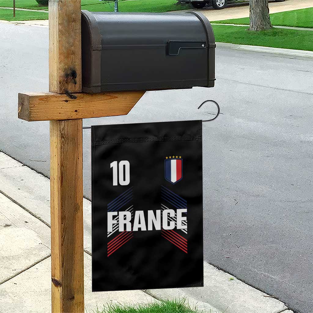 France Soccer Sports Graphic Number 10 Jersey Style Garden Flag Proud French Football Fans Game Day Pride