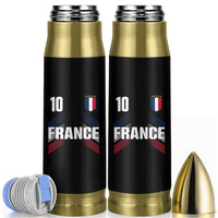 France Soccer Sports Graphic Number 10 Jersey Style Bullet Tumbler Proud French Football Fans Game Day Pride