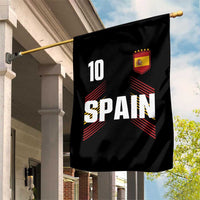 Spain Soccer Sports Graphic Number 10 Jersey Style Garden Flag Proud Spanish Football Fans Game Day Pride