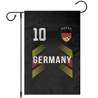 Germany Soccer Sports Graphic Number 10 Jersey Style Garden Flag Proud German Football Fans Game Day Pride