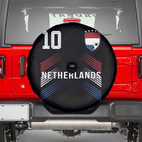 Netherlands Soccer Sports Graphic Number 10 Jersey Style Spare Tire Cover Proud Nederlands Holland Football Fans Game Day Pride