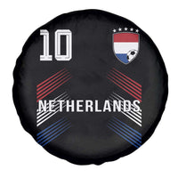 Netherlands Soccer Sports Graphic Number 10 Jersey Style Spare Tire Cover Proud Nederlands Holland Football Fans Game Day Pride
