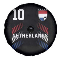 Netherlands Soccer Sports Graphic Number 10 Jersey Style Spare Tire Cover Proud Nederlands Holland Football Fans Game Day Pride