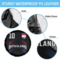 Netherlands Soccer Sports Graphic Number 10 Jersey Style Spare Tire Cover Proud Nederlands Holland Football Fans Game Day Pride