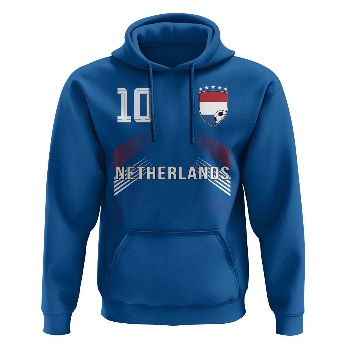 Netherlands Soccer Sports Graphic Number 10 Jersey Style Hoodie Proud Nederlands Holland Football Fans Game Day Pride