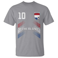 Netherlands Soccer Sports Graphic Number 10 Jersey Style T Shirt Proud Nederlands Holland Football Fans Game Day Pride