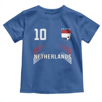 Netherlands Soccer Sports Graphic Number 10 Jersey Style Toddler T Shirt Proud Nederlands Holland Football Fans Game Day Pride