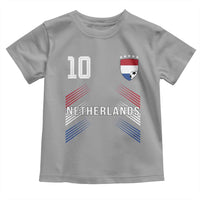Netherlands Soccer Sports Graphic Number 10 Jersey Style Toddler T Shirt Proud Nederlands Holland Football Fans Game Day Pride