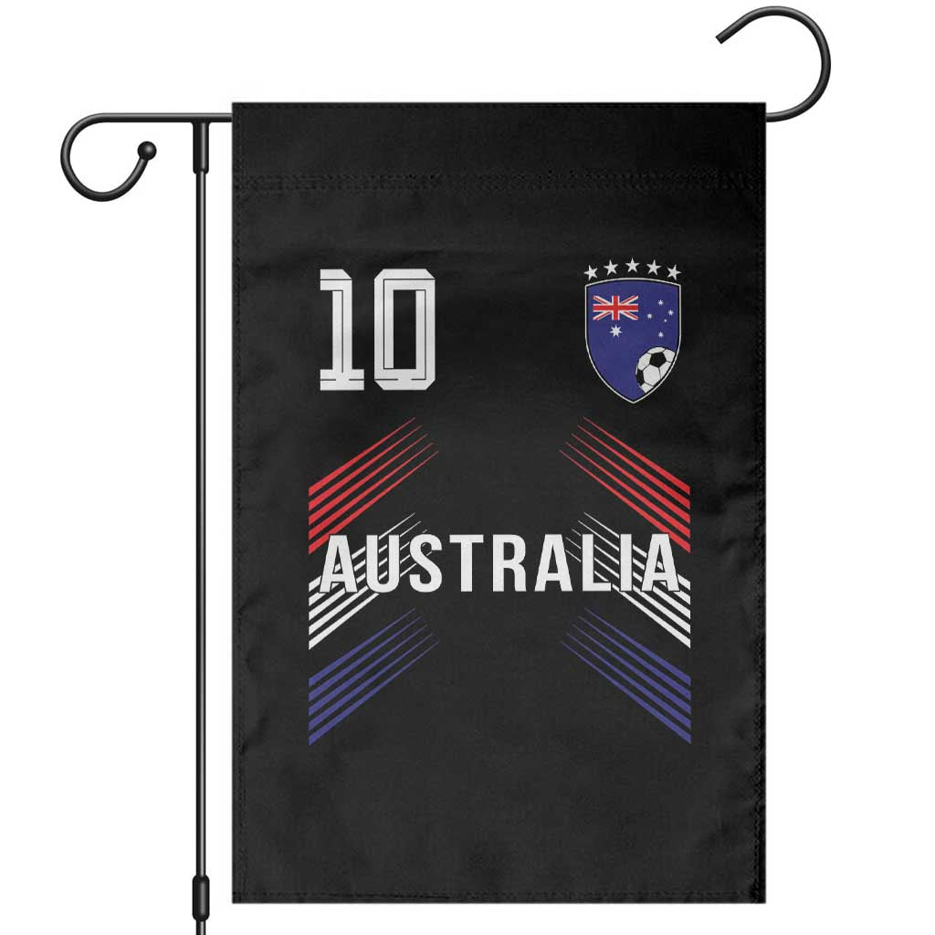 Australia Soccer Sports Graphic Number 10 Jersey Style Garden Flag Proud Australian Football Fans Game Day Pride