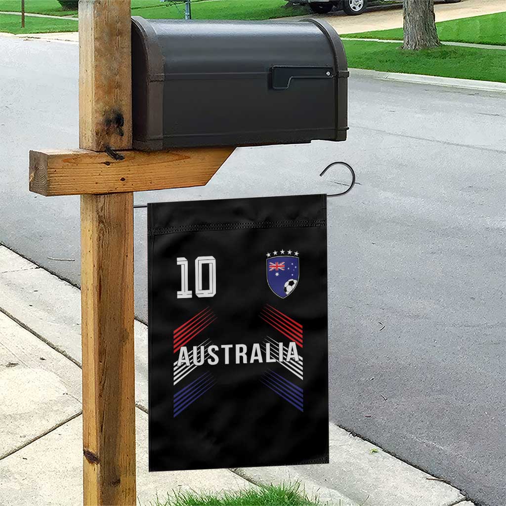 Australia Soccer Sports Graphic Number 10 Jersey Style Garden Flag Proud Australian Football Fans Game Day Pride
