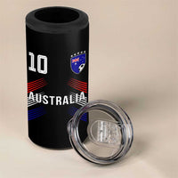 Australia Soccer Sports Graphic Number 10 Jersey Style 4 in 1 Can Cooler Tumbler Proud Australian Football Fans Game Day Pride