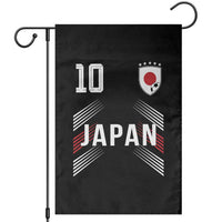 Japan Soccer Sports Graphic Number 10 Jersey Style Garden Flag Proud Japanese Football Fans Game Day Pride