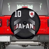 Japan Soccer Sports Graphic Number 10 Jersey Style Spare Tire Cover Proud Japanese Football Fans Game Day Pride