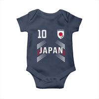 Japan Soccer Sports Graphic Number 10 Jersey Style Baby Onesie Proud Japanese Football Fans Game Day Pride