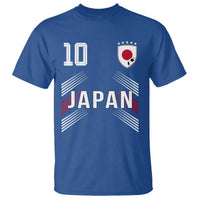 Japan Soccer Sports Graphic Number 10 Jersey Style T Shirt Proud Japanese Football Fans Game Day Pride