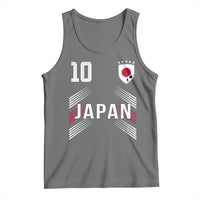 Japan Soccer Sports Graphic Number 10 Jersey Style Tank Top Proud Japanese Football Fans Game Day Pride