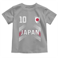 Japan Soccer Sports Graphic Number 10 Jersey Style Toddler T Shirt Proud Japanese Football Fans Game Day Pride