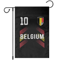 Belgium Soccer Sports Graphic Number 10 Jersey Style Garden Flag Proud Belgian Football Fans Game Day Pride