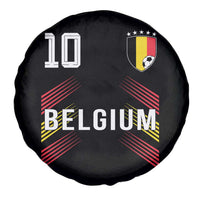 Belgium Soccer Sports Graphic Number 10 Jersey Style Spare Tire Cover Proud Belgian Football Fans Game Day Pride