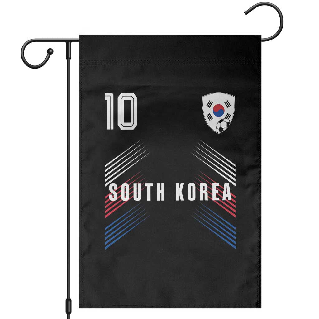 South Korea Soccer Sports Graphic Number 10 Jersey Style Garden Flag Proud Korean Football Fans Game Day Pride