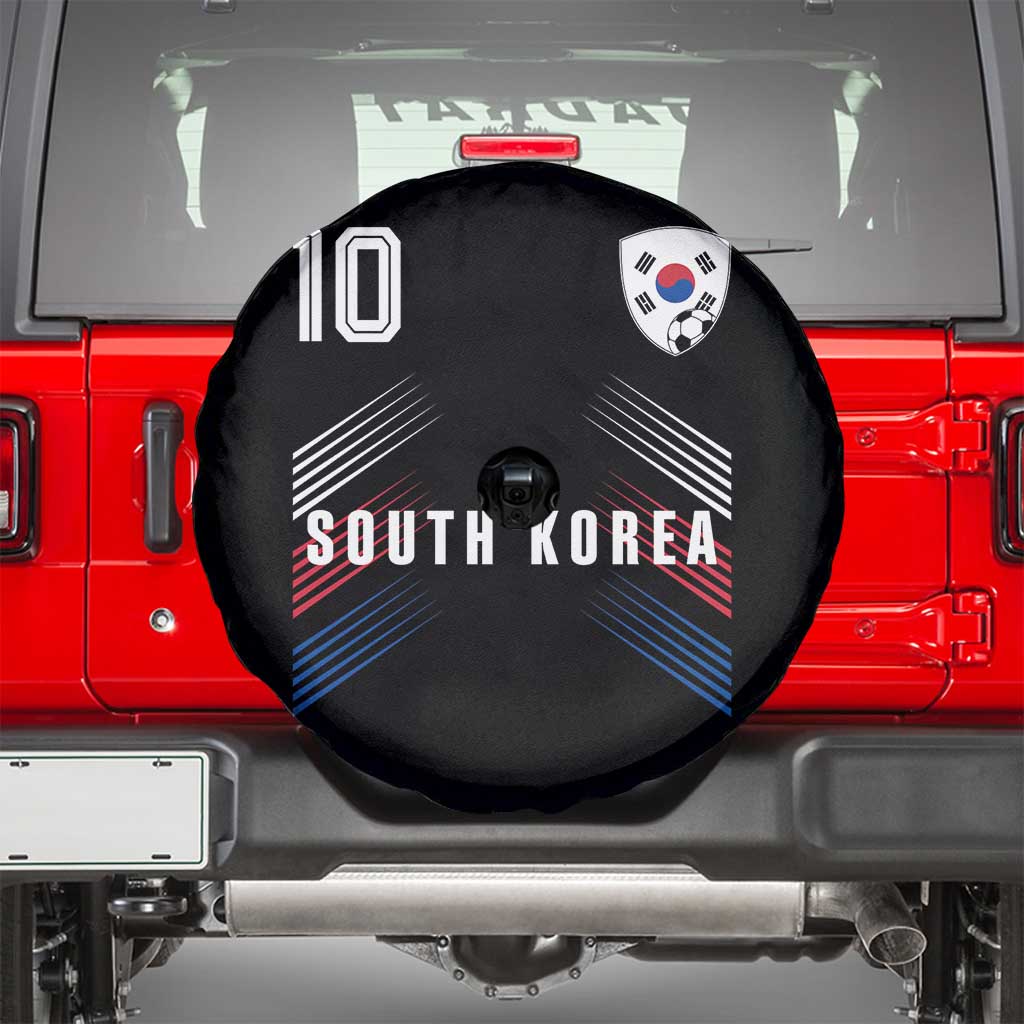 South Korea Soccer Sports Graphic Number 10 Jersey Style Spare Tire Cover Proud Korean Football Fans Game Day Pride