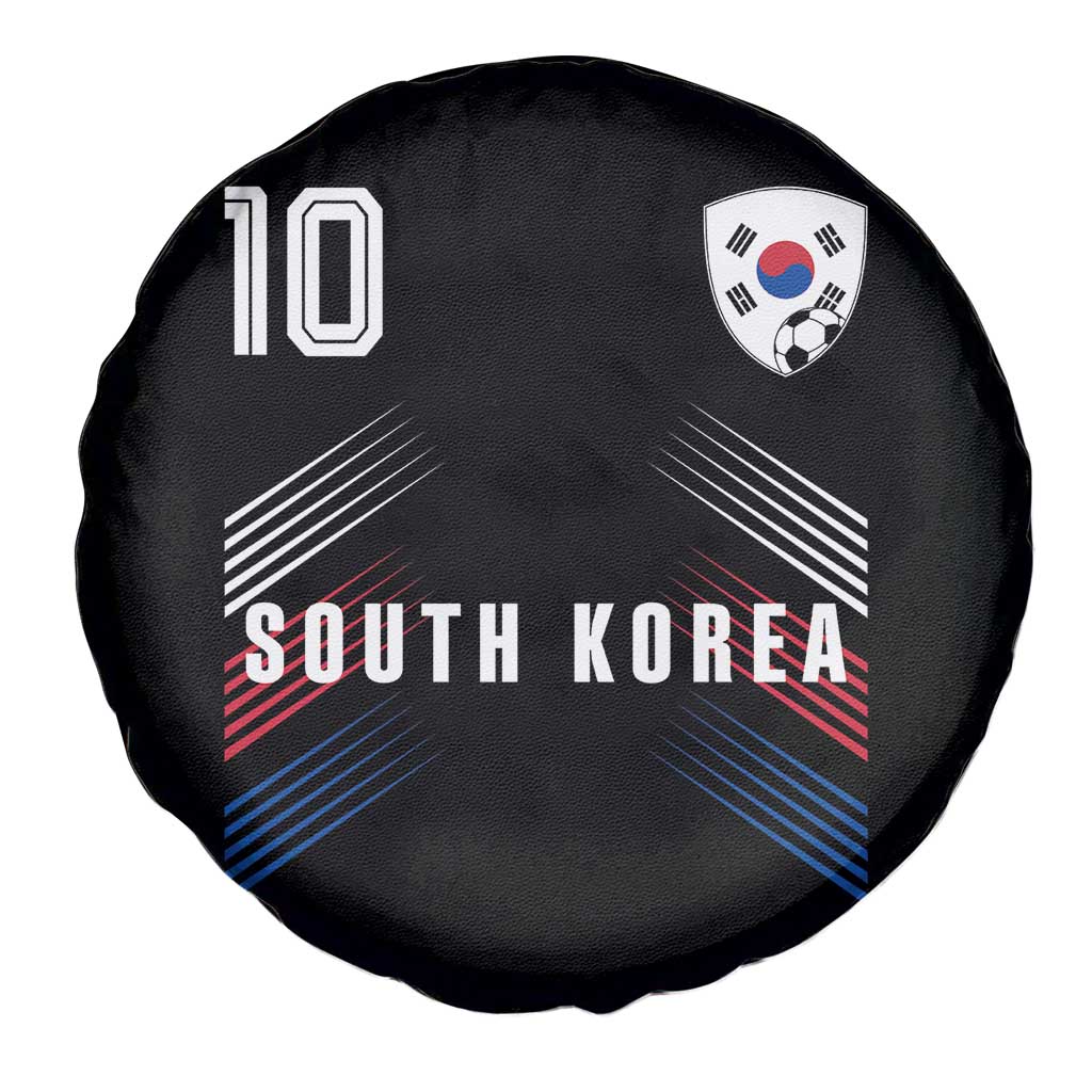 South Korea Soccer Sports Graphic Number 10 Jersey Style Spare Tire Cover Proud Korean Football Fans Game Day Pride