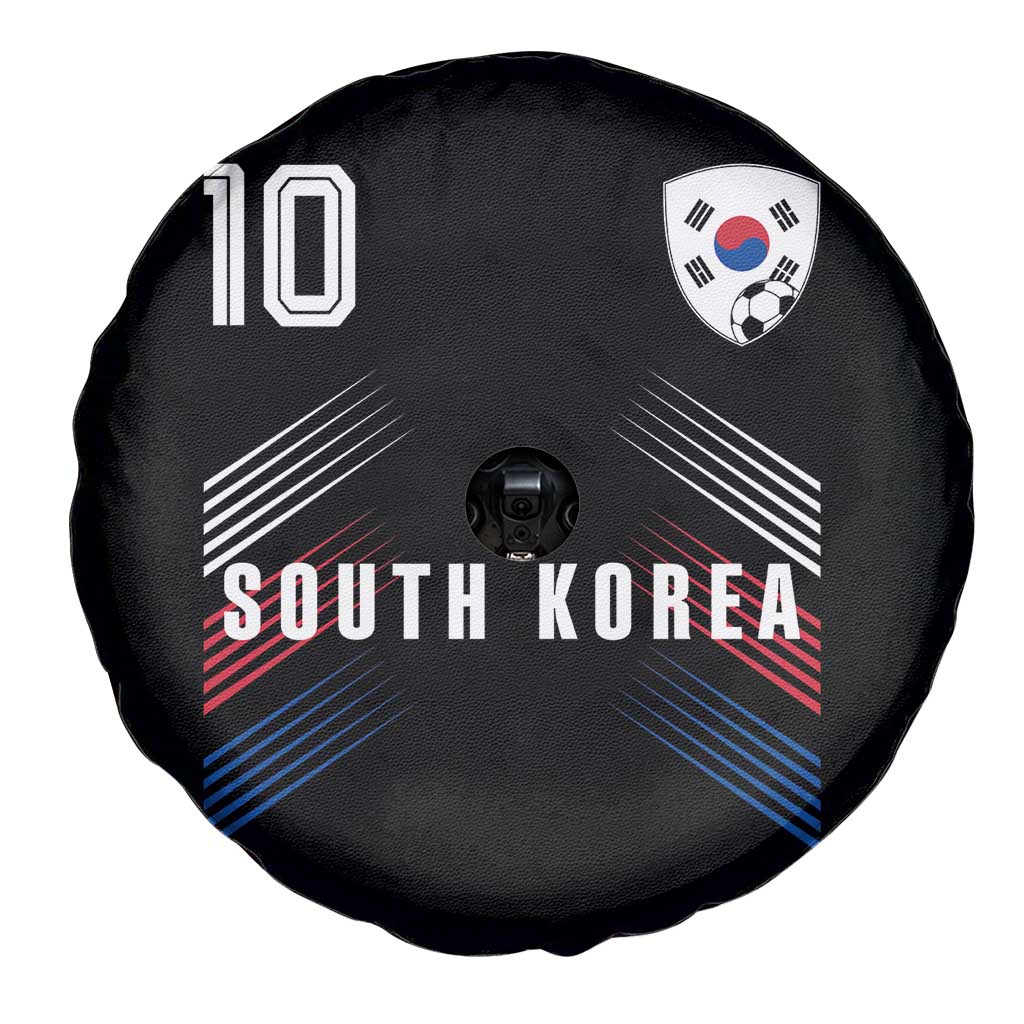 South Korea Soccer Sports Graphic Number 10 Jersey Style Spare Tire Cover Proud Korean Football Fans Game Day Pride