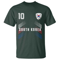 South Korea Soccer Sports Graphic Number 10 Jersey Style T Shirt Proud Korean Football Fans Game Day Pride