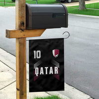 Qatar Soccer Sports Graphic Number 10 Jersey Style Garden Flag Proud Qatari Football Fans Game Day Pride