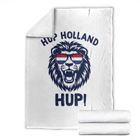 Hup Holland Hup Lion Netherlands Flag Throw Blanket Nederlands Dutch Pride Soccer Fans