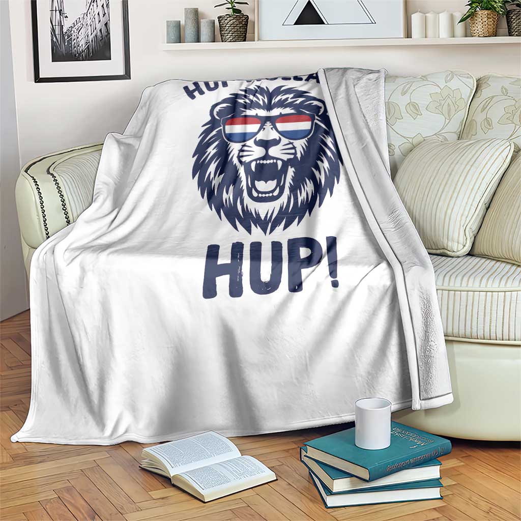 Hup Holland Hup Lion Netherlands Flag Throw Blanket Nederlands Dutch Pride Soccer Fans