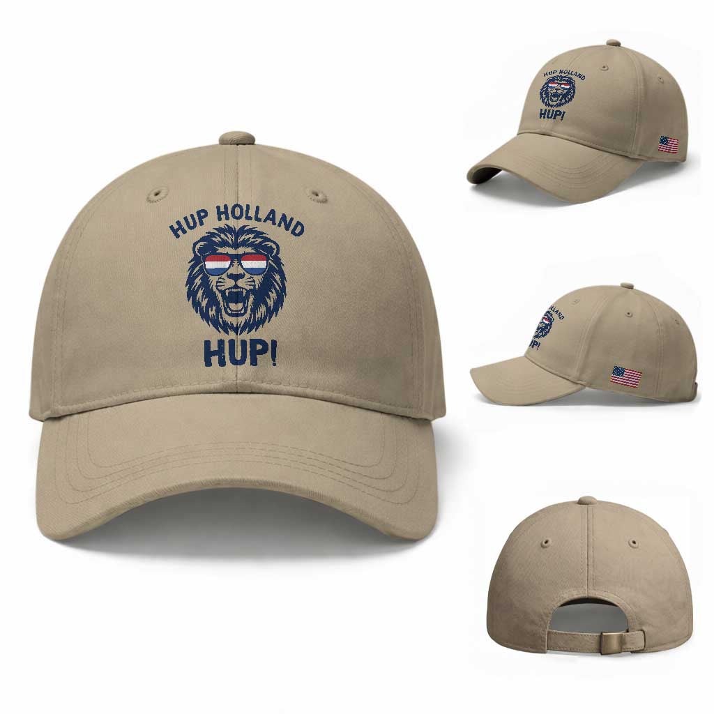 Hup Holland Hup Lion Netherlands Flag Baseball Cap Nederlands Dutch Pride Soccer Fans