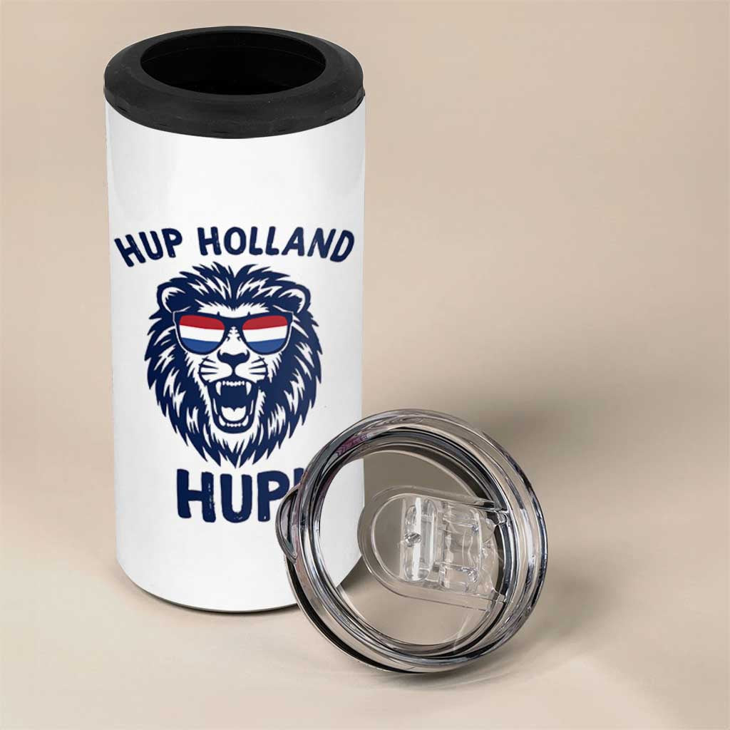 Hup Holland Hup Lion Netherlands Flag 4 in 1 Can Cooler Tumbler Nederlands Dutch Pride Soccer Fans