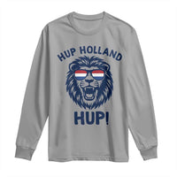 Hup Holland Hup Lion Netherlands Flag Long Sleeve Shirt Nederlands Dutch Pride Soccer Fans